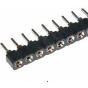 HR0309-5 1x40P 2.54mm Round Hole Single Row Straight Female Pin header